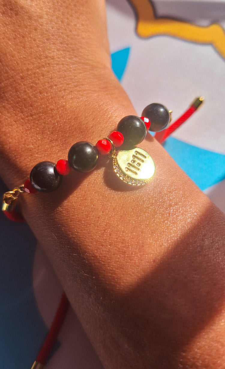 Pulsera protección SHUNGUITA MANIFESTACIÓN 11:11