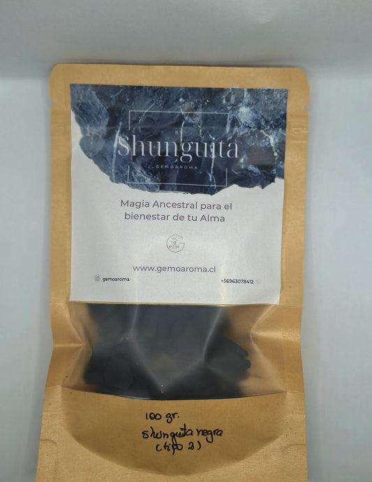 100 GRAMOS DE SHUNGUITA NEGRA (TIPO II) PARA PREPARA TU AGUA PARA BEBER + EBOOK MANUAL DE USO DE REGALO