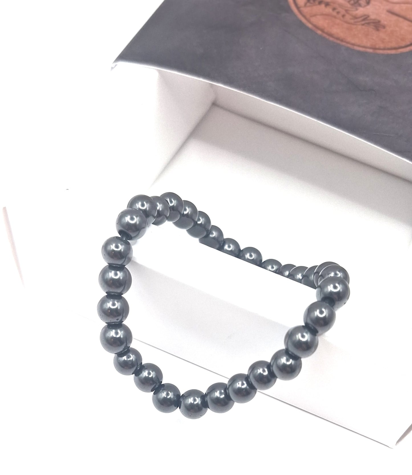 Pulsera amuleto de Shunguita 6mm