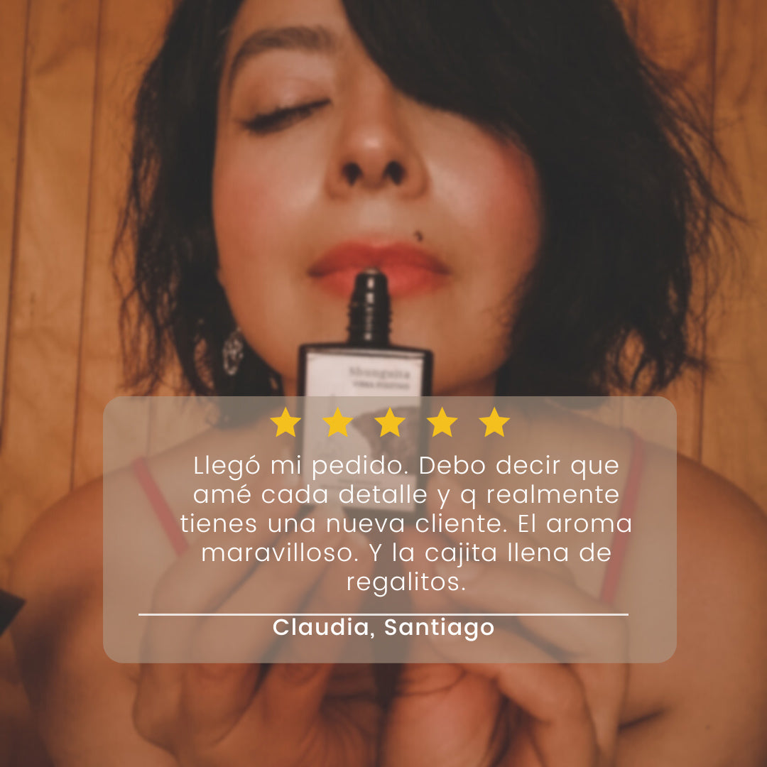 PERFUME HOLÍSTICO: SHUNGUITA VIBRA POSITIVO (holistic perfume oil+reiki) - 01 unidad