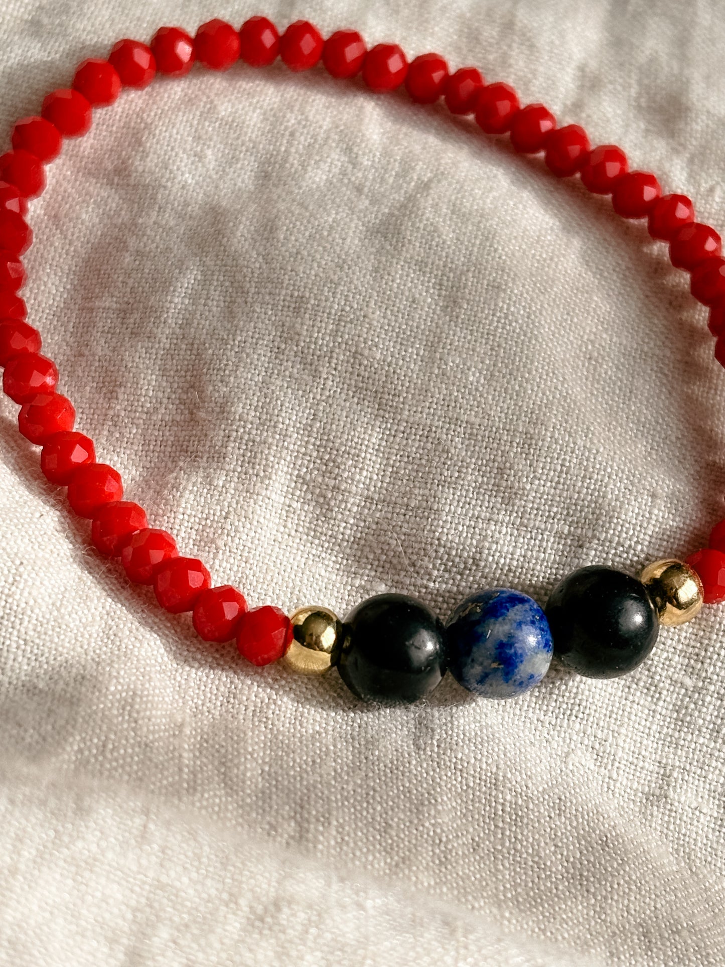 Pulsera de Protección Suprema: Shunguita, Lapislázuli y Cristal Checo