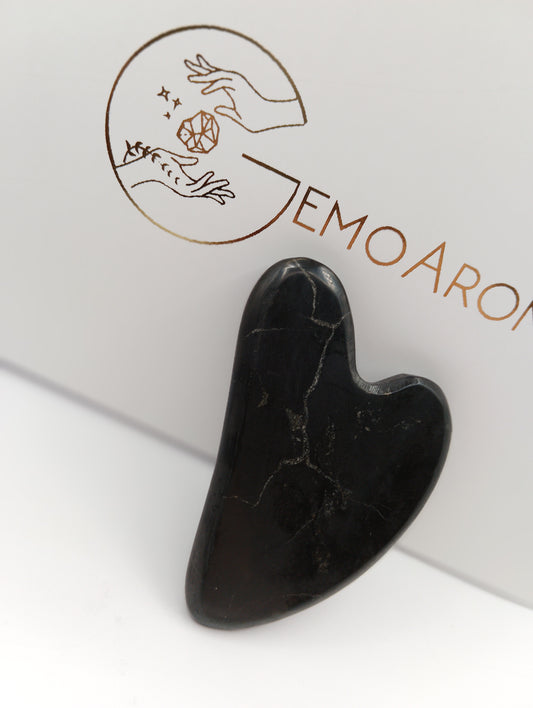 OFERTA!!! GUA-SHA DE PIEDRA SHUNGUITA (01 unidad)