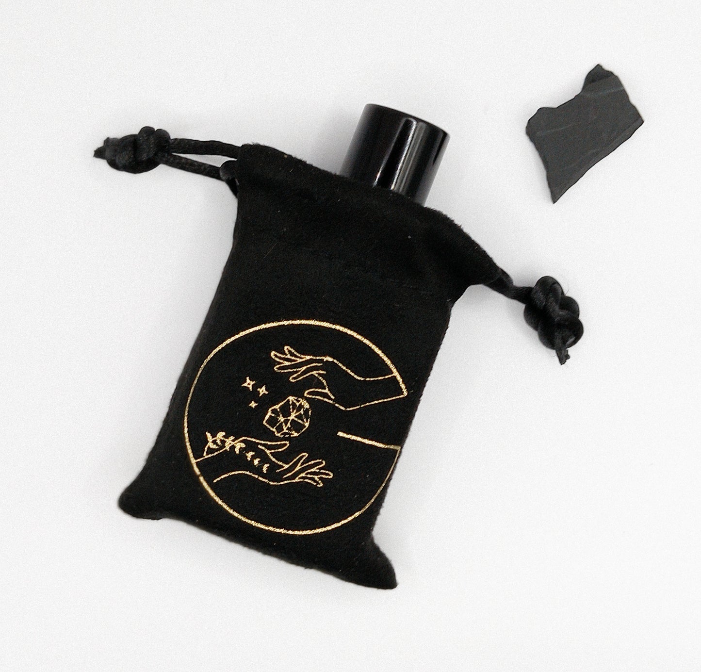 PERFUME HOLÍSTICO: SHUNGUITA VIBRA POSITIVO (holistic perfume oil+reiki) - 01 unidad