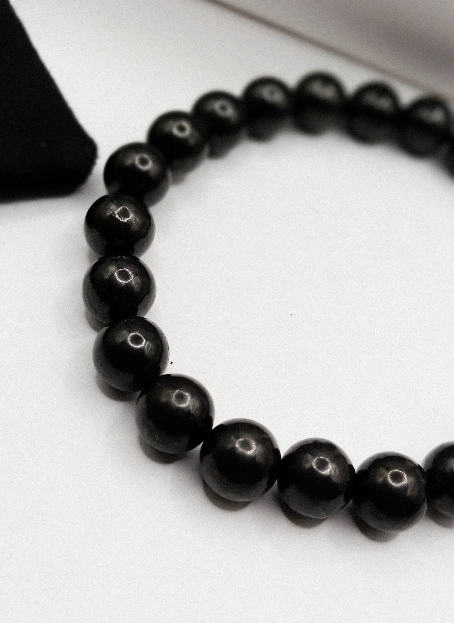 PULSERA AMULETO PROTECCIÓN DE SHUNGUITA  8mm