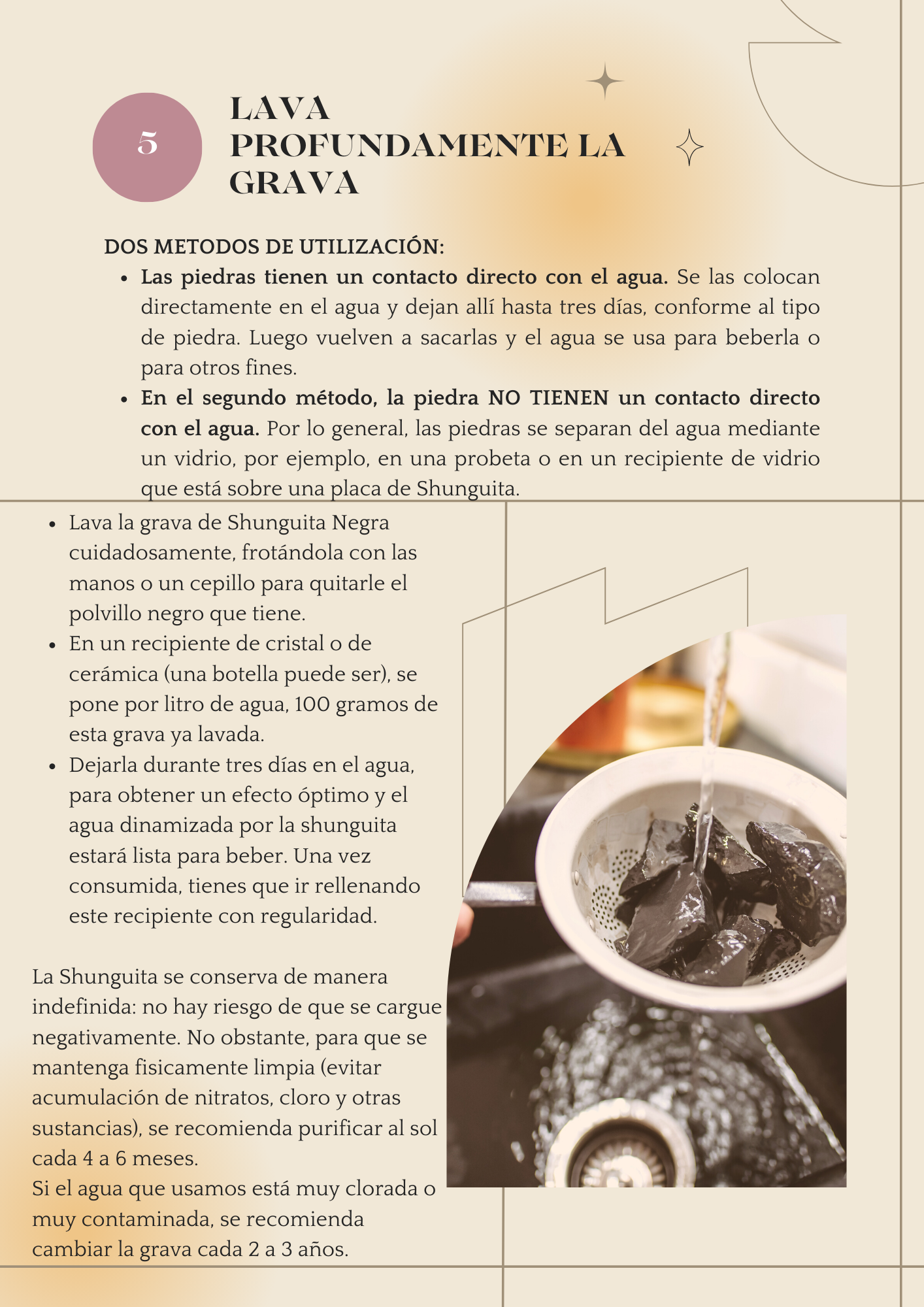 100 GRAMOS DE SHUNGUITA NEGRA (TIPO II) PARA PREPARA TU AGUA PARA BEBER + EBOOK MANUAL DE USO DE REGALO