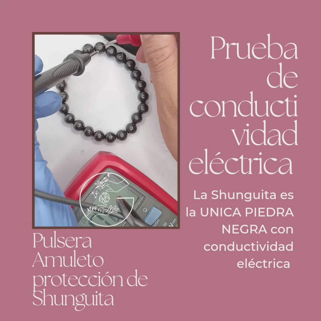 PULSERA AMULETO PROTECCIÓN DE SHUNGUITA