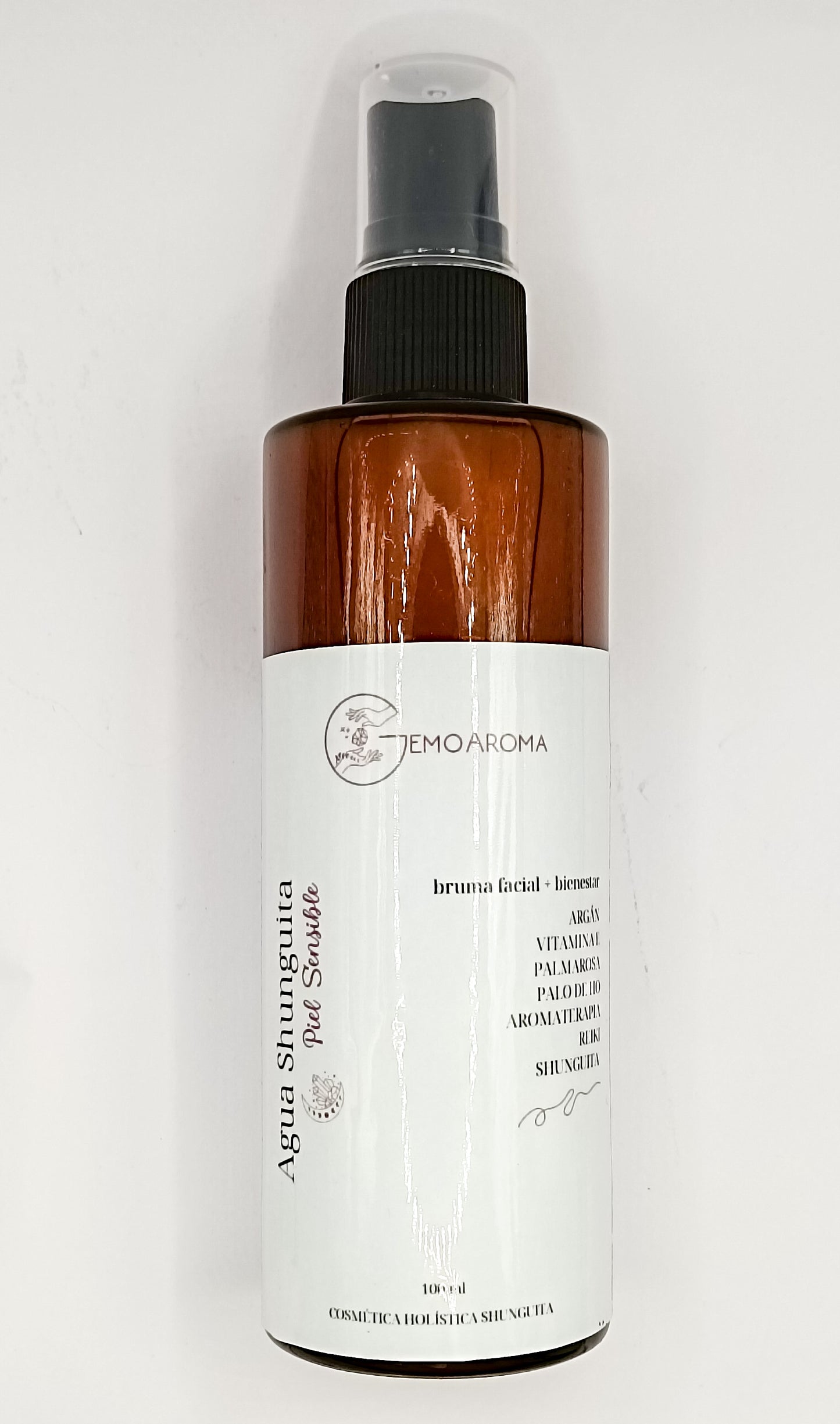 BRUMA FACIAL+ AGUA SHUNGUITA ACIDO HIALURÓNICO PIEL SENSIBLE/ NORMAL/ ROSACEA- 100 ml