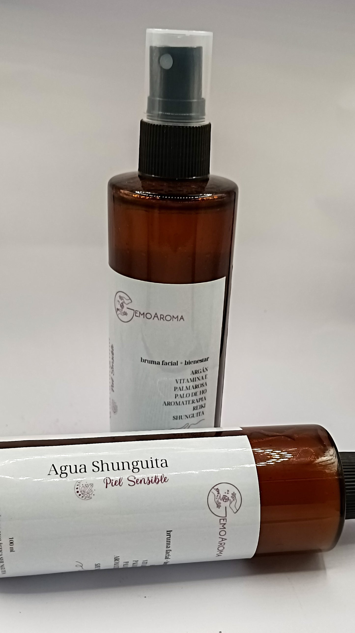 BRUMA FACIAL+ AGUA SHUNGUITA ACIDO HIALURÓNICO PIEL SENSIBLE/ NORMAL/ ROSACEA- 100 ml