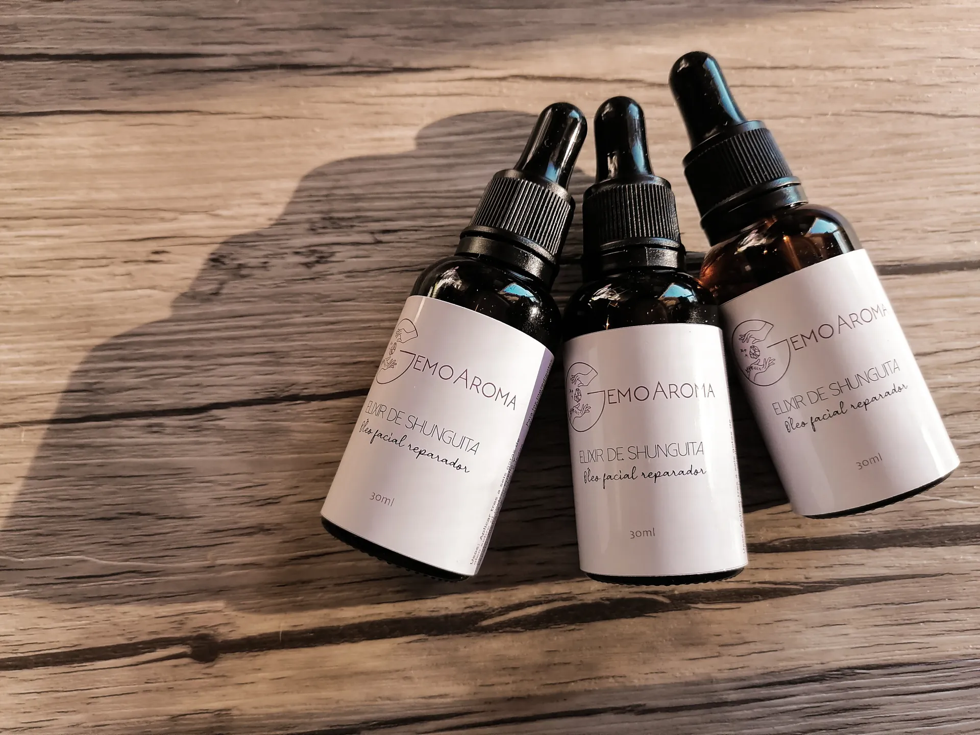 ELIXIR DE SHUNGUITA: OLEO FACIAL REPARADOR / formulación exclusiva GEMOAROMA