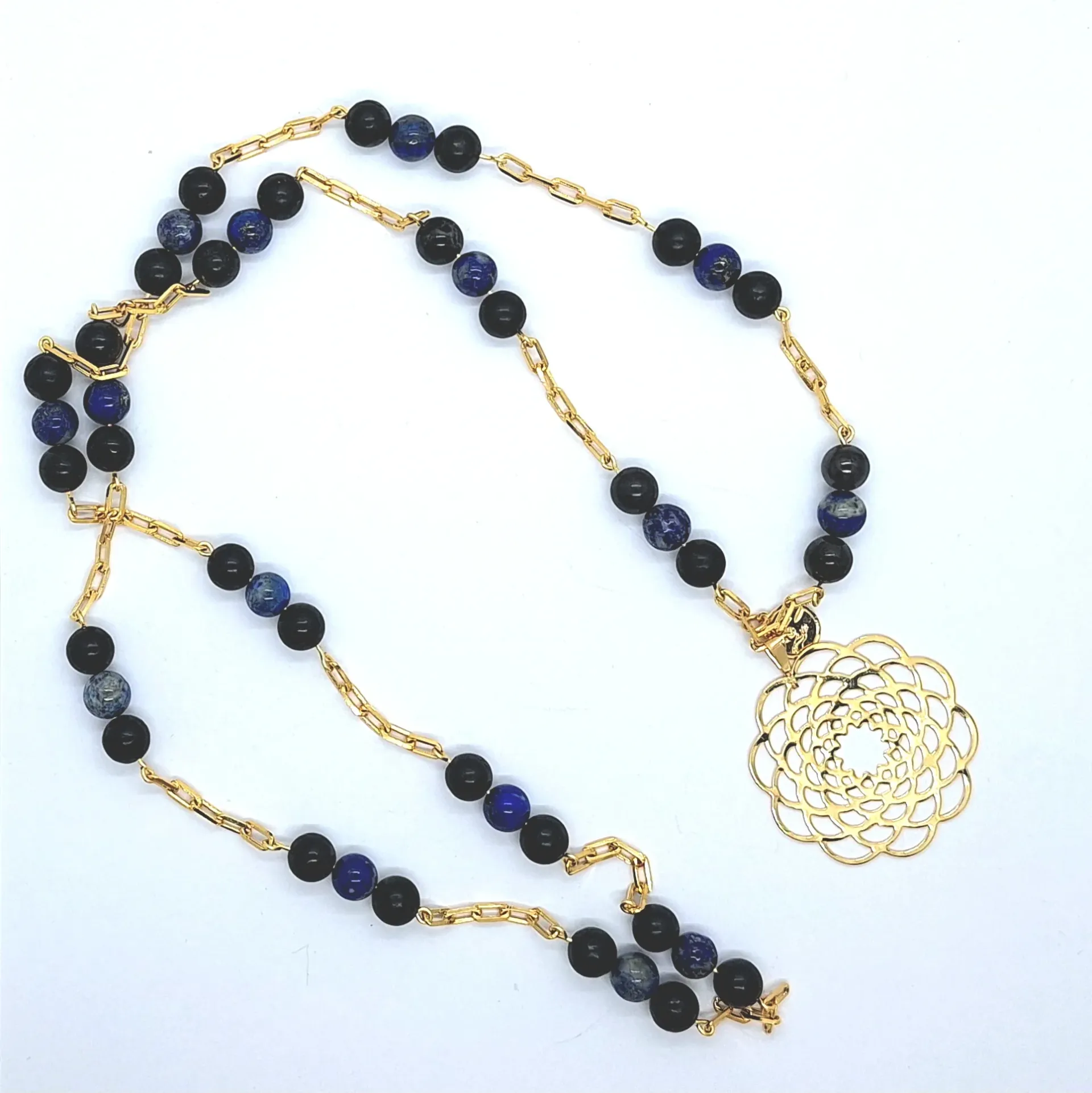 COLLAR SHUNGUITA CODIGOS SAGRADOS VOZ INTERIOR SHUNGUITA Y LAPISLAZULI + EBOOK